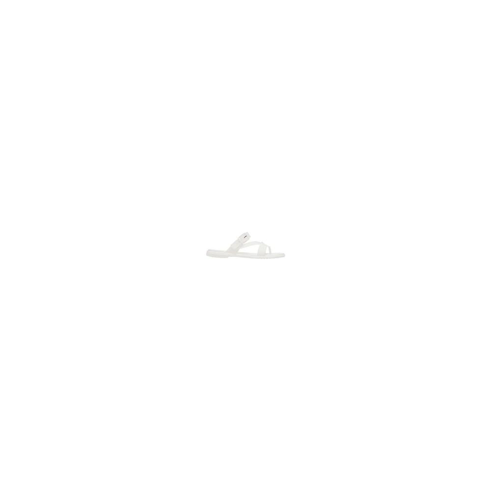 White Women's Crocs Tulum Translucent Toe Post Flip Flops | NZ 0192PJJQ